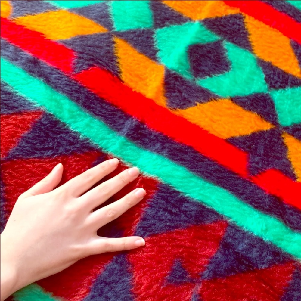 80’s Vintage Turkish Soft Blanket